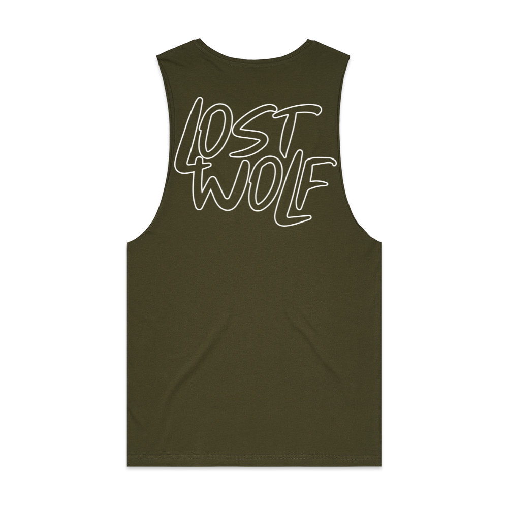 Echo Loose Tank Men's ARMY