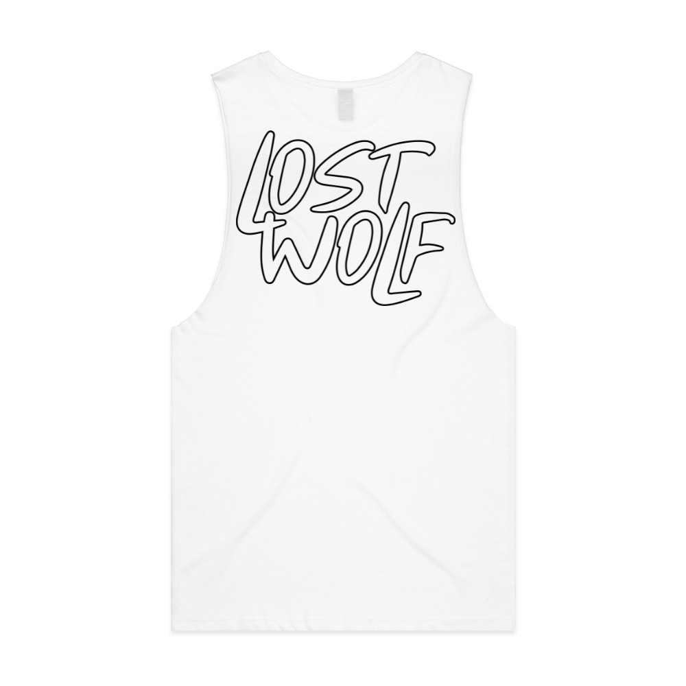 Echo Loose Tank Men's WHITE