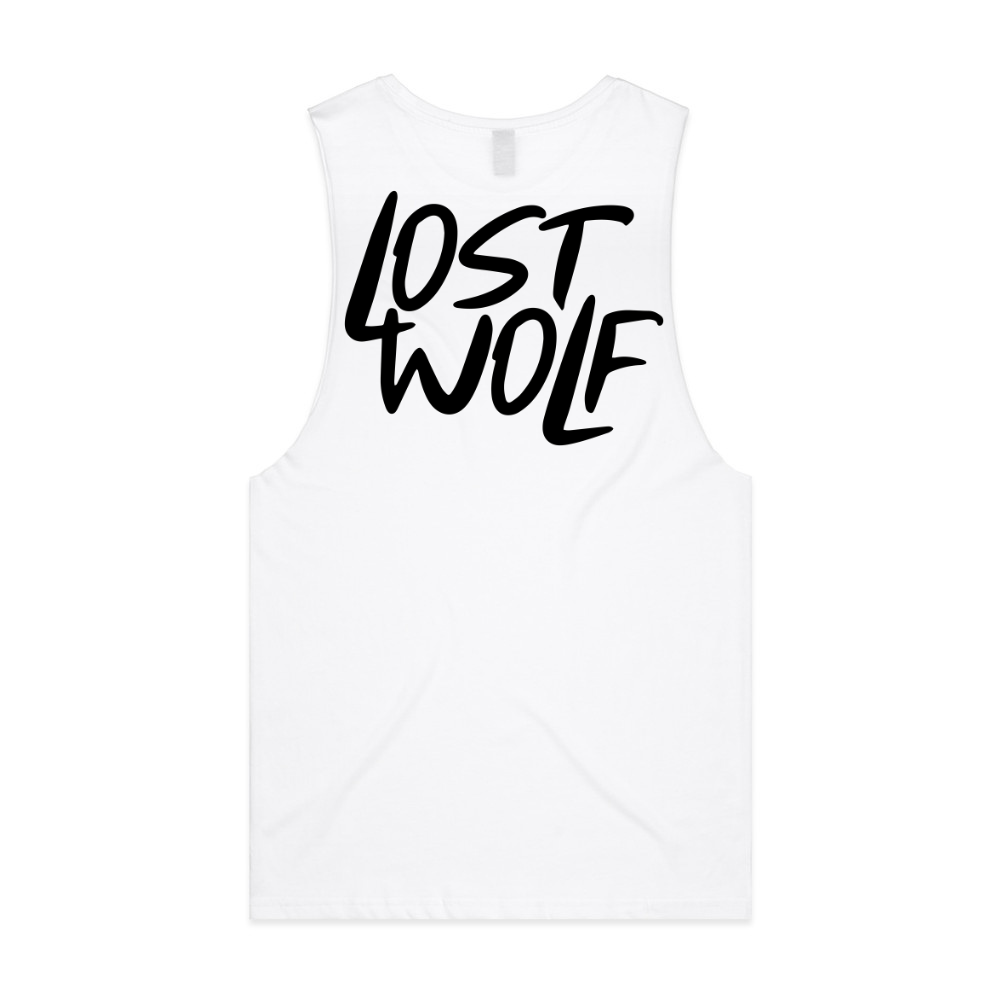 Essence Loose Tank Men's WHITE