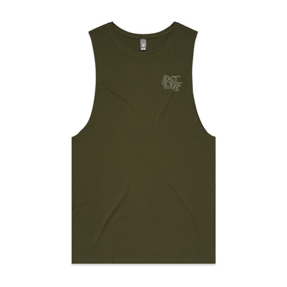 Echo Loose Tank Men's ARMY