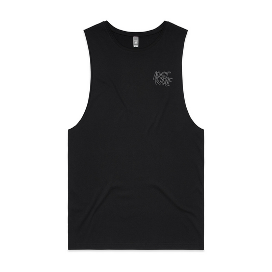 Echo Loose Tank Men's BLACK