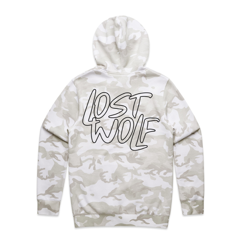 Echo Classic Hood Unisex WHITE CAMO