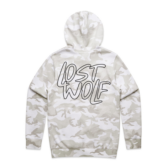Echo Classic Hood Unisex WHITE CAMO