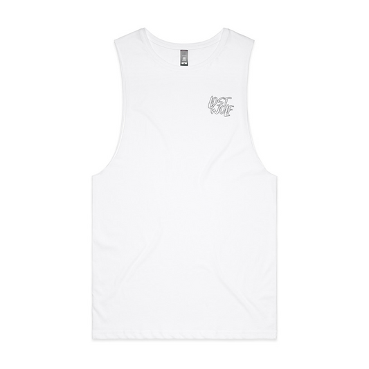 Echo Loose Tank Men's WHITE