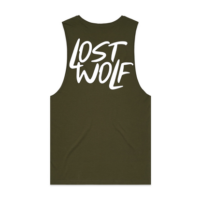 Essence Loose Tank Men's ARMY