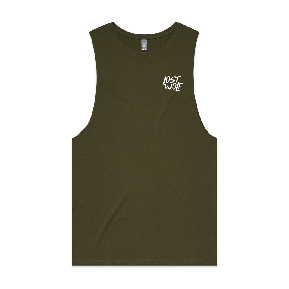 Essence Loose Tank Men's ARMY