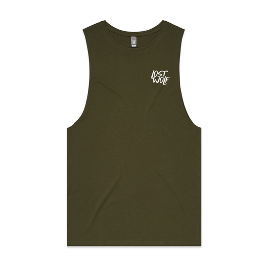 Essence Loose Tank Men's ARMY