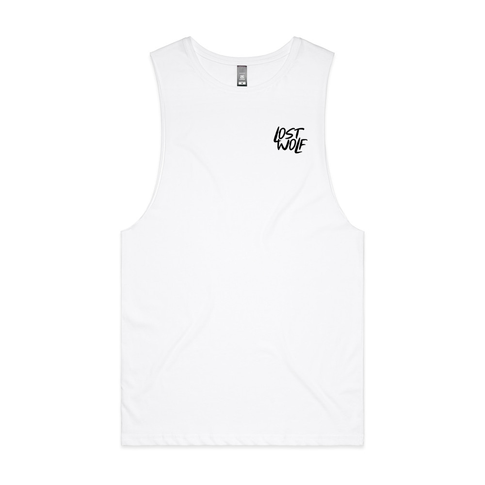 Essence Loose Tank Men's WHITE