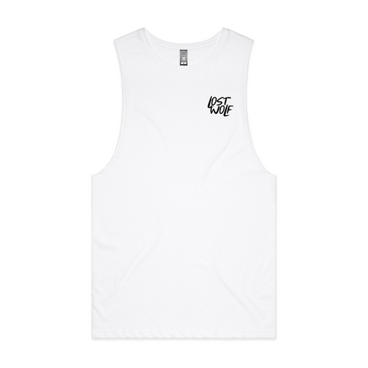 Essence Loose Tank Men's WHITE